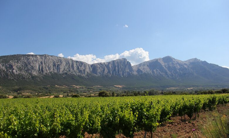 Paesaggio del Supramonte a Oliena, Barbagia