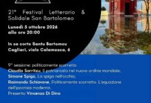 Locandina della 9ª sessione del Festival Letterario & Solidale San Bartolomeo