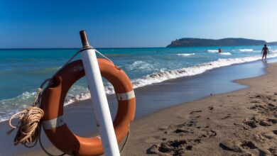 La spiaggia del Poetto a Cagliari