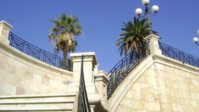 Il Bastione San Remy nel centro storico di Cagliari