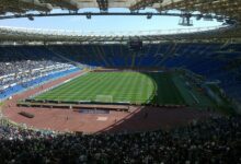 Veduta dello Stadio Olimpico di Roma con gli spalti pieni (immagine di repertorio)