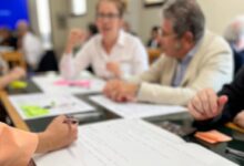 Un tavolo di lavoro dell’Hackathon di Cagliari Partecipa all’EXMA