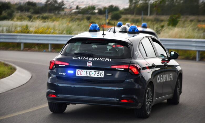 Pattuglia dei Carabinieri in servizio