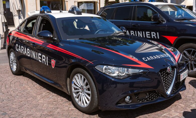 Auto dei Carabinieri del Nucleo Operativo Radiomobile