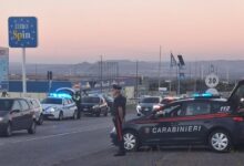 Posto di controllo di Carabinieri e Polizia Municipale a Villacidro