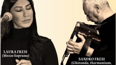 Il mezzosoprano Laura Fresi e il musicista Sandro Fresi, protagonisti del concerto Dialoghi Sonori a Olbia