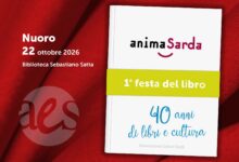 Locandina della prima Festa del Libro a Nuoro per i 40 anni dell'Associazione Editori Sardi