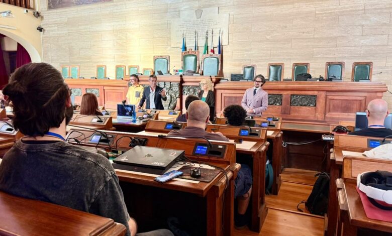 I partecipanti alla GameJamPlus 2026 a Palazzo Bacaredda