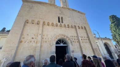 La chiesa romanica di San Pietro di Ponte a Quartu Sant'Elena, nel Cimitero Monumentale