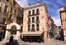 Iglesias, piazza La Marmora nel centro storico