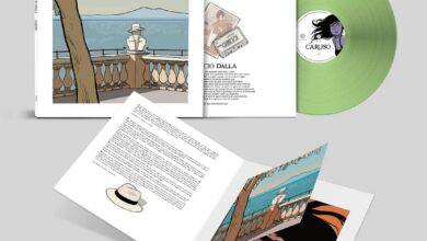 Il vinile da collezione di Caruso di Lucio Dalla con il libretto illustrato da Alessandro Baronciani