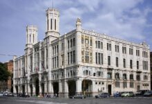 Palazzo Bacaredda, sede del Comune di Cagliari, in via Roma