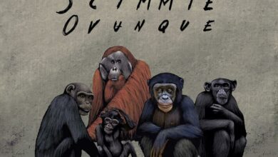 Copertina dell'album “Scimmie ovunque” di Paolo Jannacci
