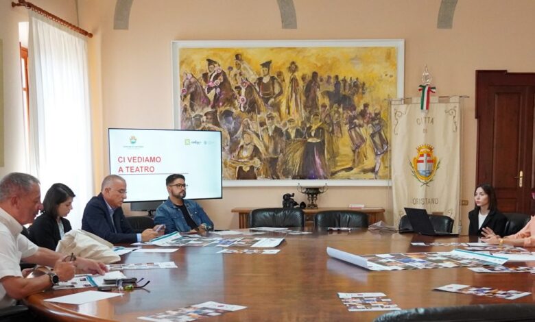 La presentazione della stagione di prosa 2026-2027 del Teatro Garau a Palazzo Campus Colonna, Oristano