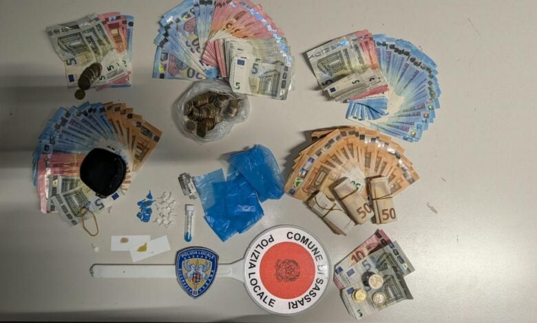 Droga e contanti sequestrati dalla Polizia Locale di Sassari