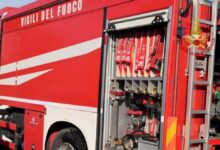 Mezzo dei Vigili del Fuoco del Comando provinciale di Cagliari